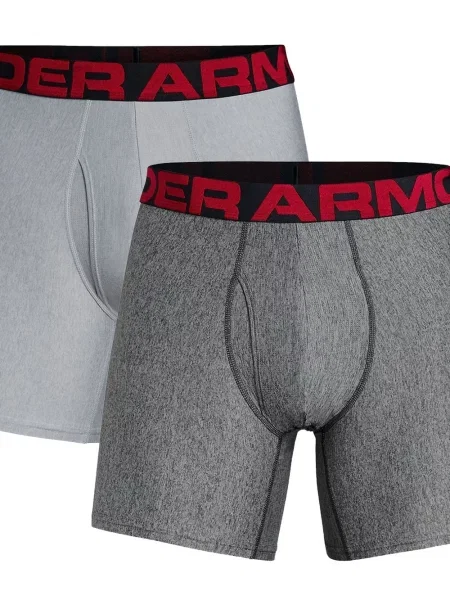 Boxeri Under Armour cu autograf gri