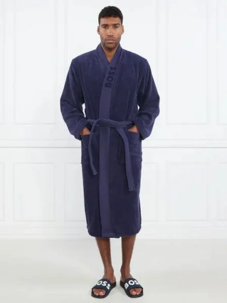 BOSS BLACK Köntös PLAIN | Relaxed fit fekete