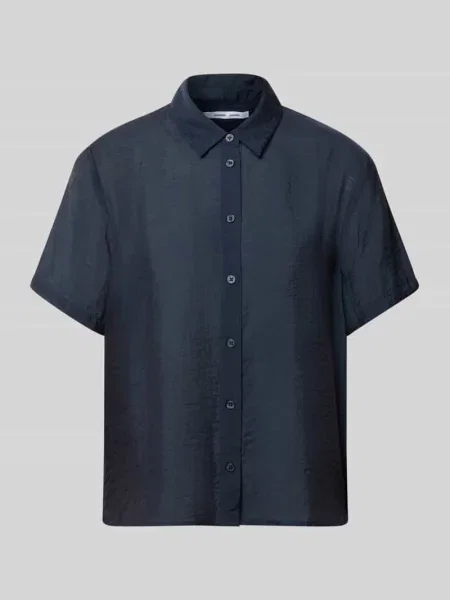 Bluzka o kroju relaxed fit z mieszanki modalu z domieszką jedwabiu model MINA' Samsoe Samsoe