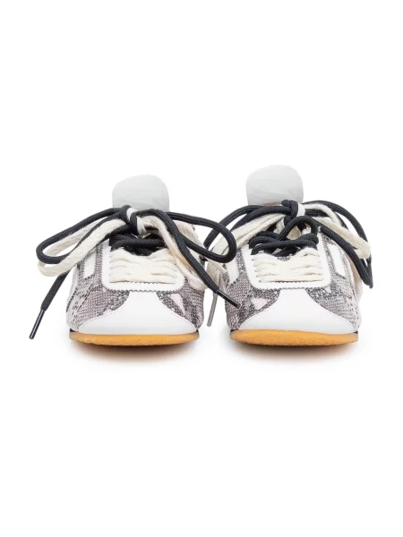 Sneakersy Puraai koronkowe szare