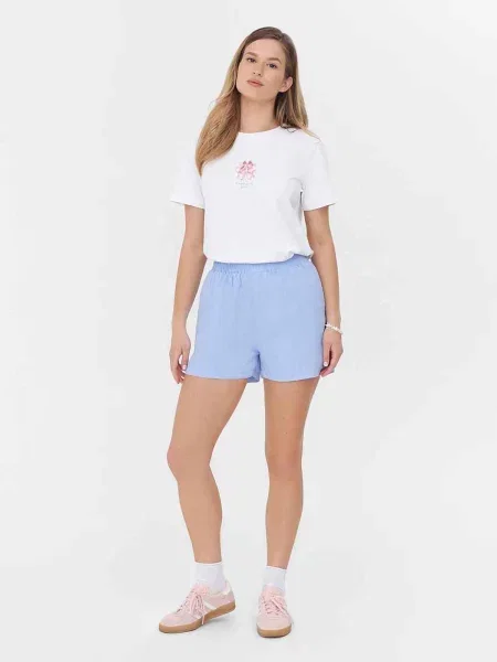 Лляні Шорти FASHIONISTA блакитний