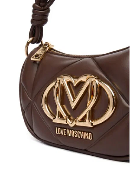 Kabelka Love Moschino hnedá