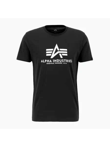 Мъжка тениска Alpha Industries Basic black черно