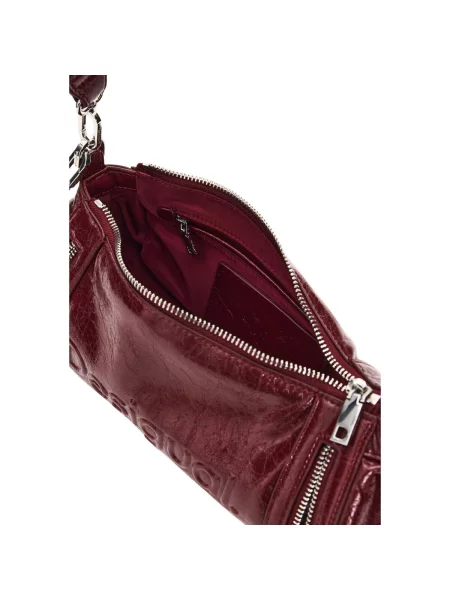 Desigual Kabelka na rameno burgundská červená