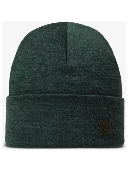 BUFF MERINO HEAVYWEIGHT BEANIE SOLID FOREST one size zielona
