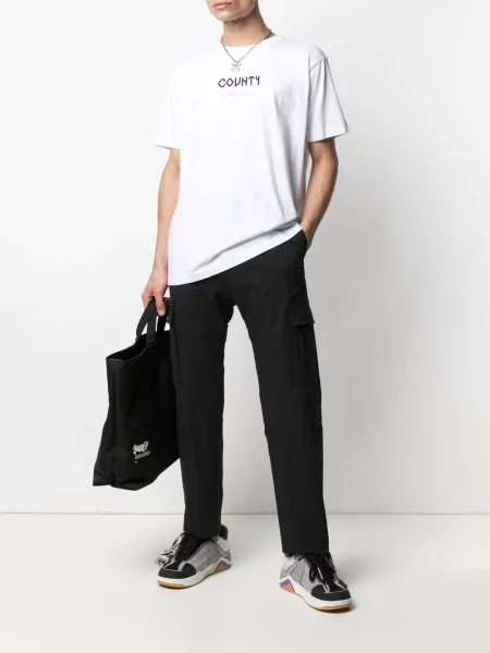 Pantaloni cargo County Of Milan negru