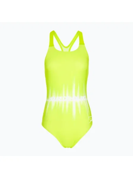 Speedo Printed Medalist verde/alb costum de baie dintr-o singură piesă pentru femei alb