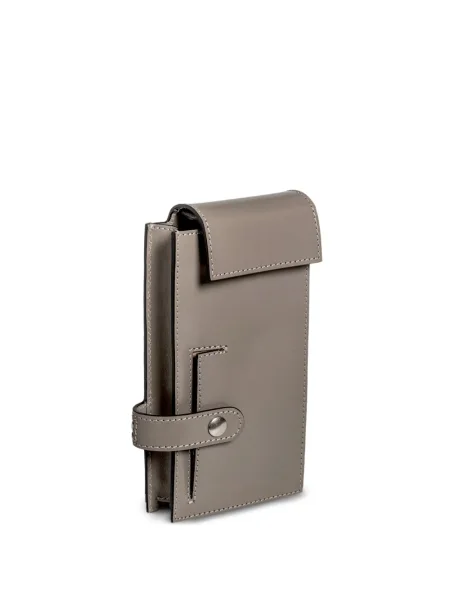 Geanta de piele Merryl Tielman din piele gri