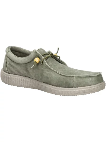 Pantofi Pitas verde