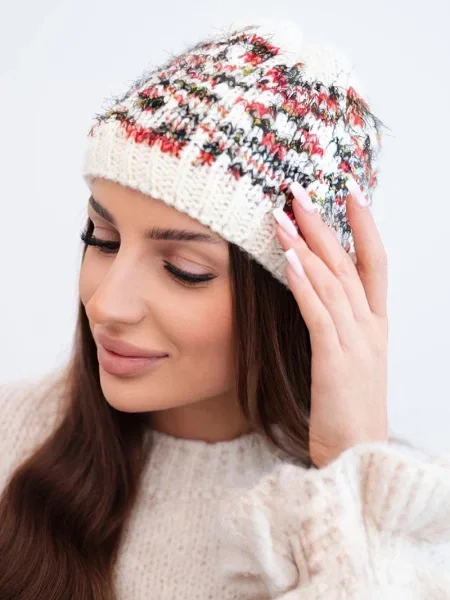 Căciulă Kesi de lână de cristal negru