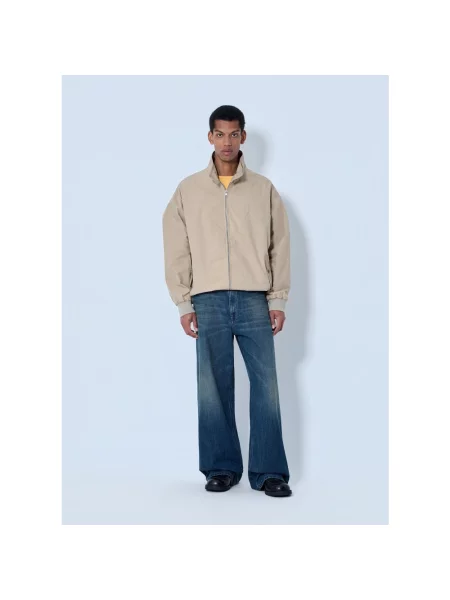 Szerokie jeansy Mm6 Maison Margiela niebieskie