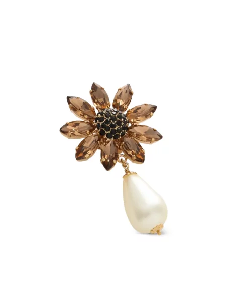 Cercei Dolce & Gabbana cu perle auriu