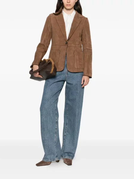 Geacă The Jackie Leathers maro