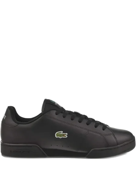 Sneakerși Lacoste din piele negru