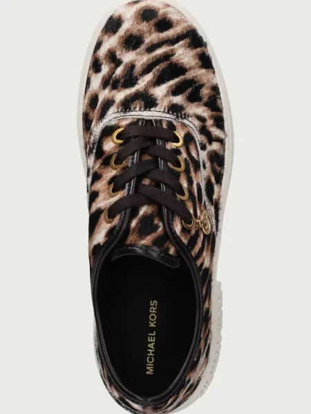 Кожаные кроссовки Michael Michael Kors на шнуровке