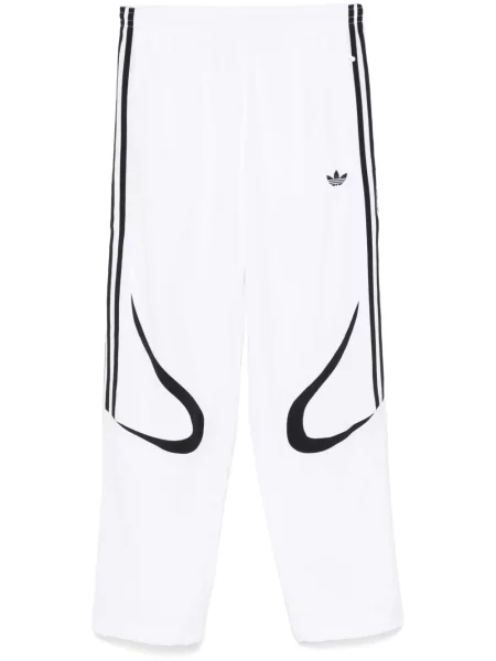 Pantaloni Adidas alergare alb