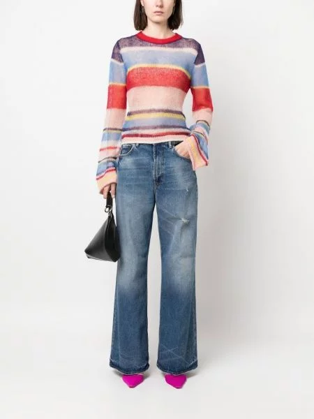 Široké džíny Acne Studios modré