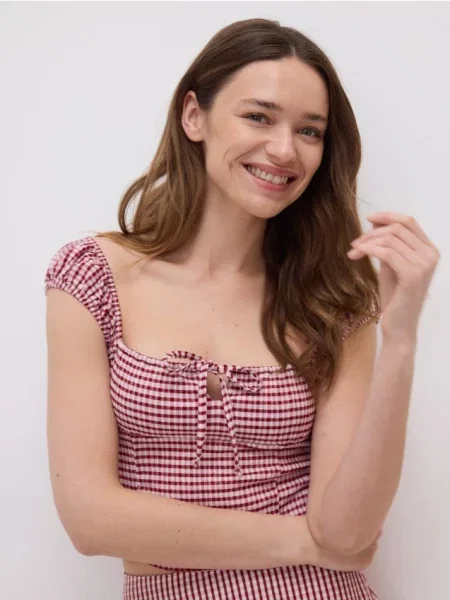 Клетчатая блузка Reserved