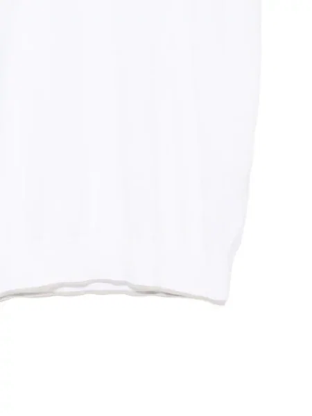Scurt tricou polo Pal Zileri alb