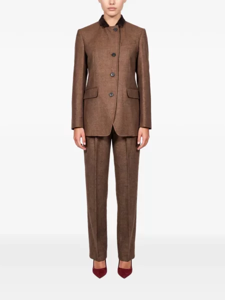 Вълнено яке Weekend Max Mara кафяво