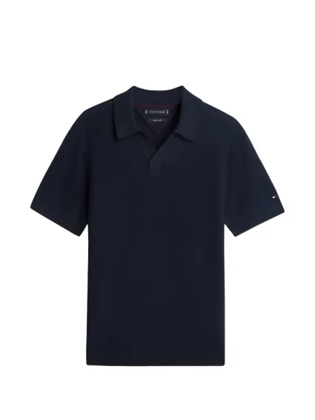 Tricou Tommy Hilfiger tricotate albastru