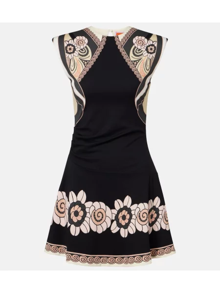 Rochie La Doublej cu imagine din jerseu