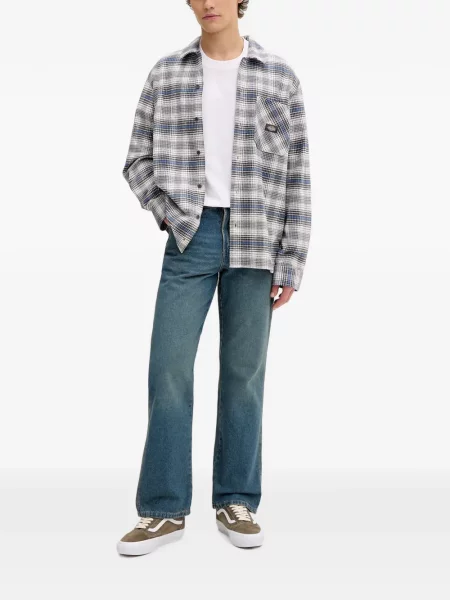 Blugi drepți Dickies albastru