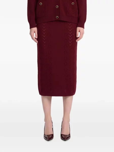 Cardigan Alessandra Rich tricotate roșu