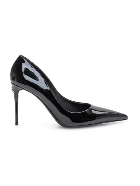 Czółenka Dolce And Gabbana skórzana czarna