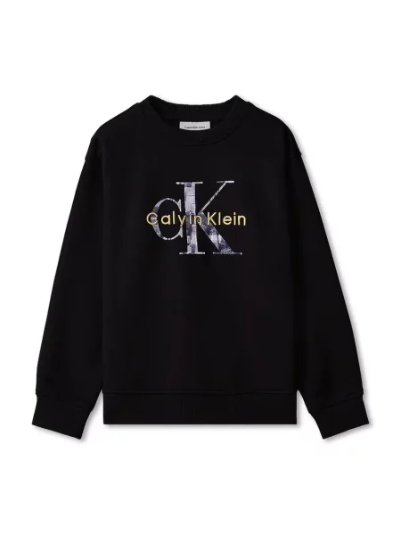 Calvin Klein Jeans hanorac pentru copii cu negru