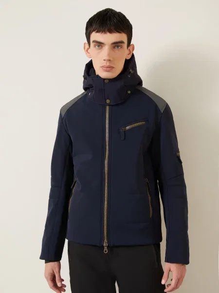 Frauenschuh Kurtka Narciarska Softshell Mattay-S blau granatowa