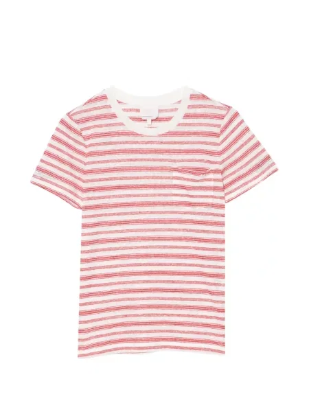 Tricou A.p.c. cu decolteu rotund alb