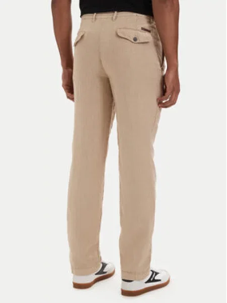 KARL LAGERFELD Chinos kelnes smėlio