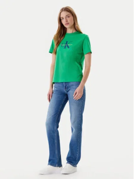 Calvin Klein Jeans Jeansy Straight Fit modrá