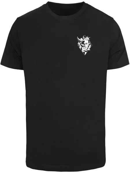Mister Tee Tricou maro / portocaliu / roz negru