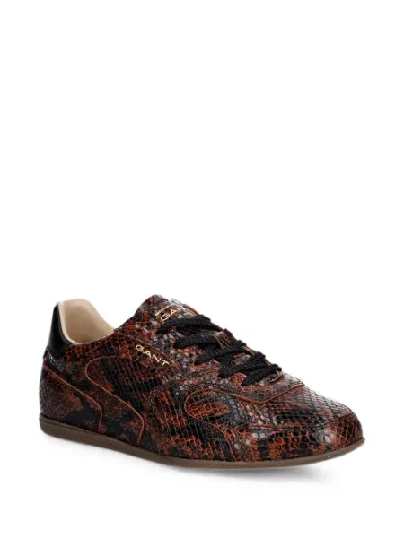 Fűzős csipkés sneaker Gant barna