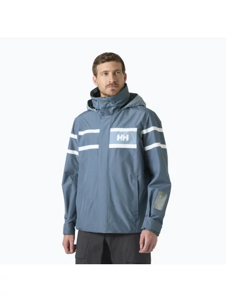Geacă de navigație pentru bărbați Helly Hansen Salt Inshore washed navy marină
