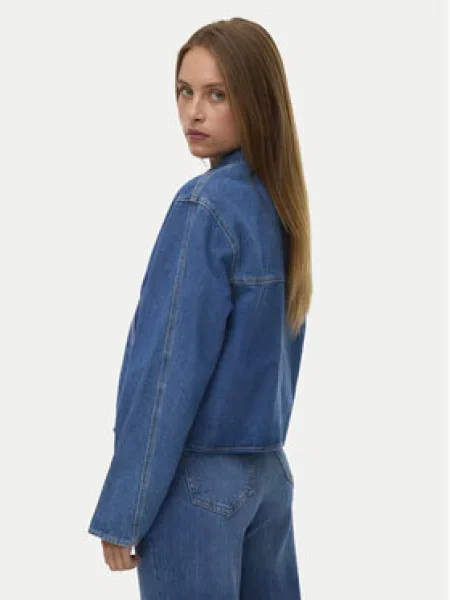 VERO MODA Prechodná bunda VMAURA denim modrá
