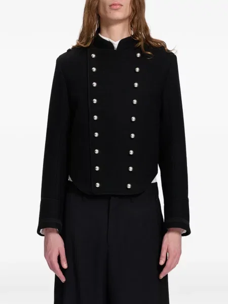 Decupat geacă Ann Demeulemeester negru