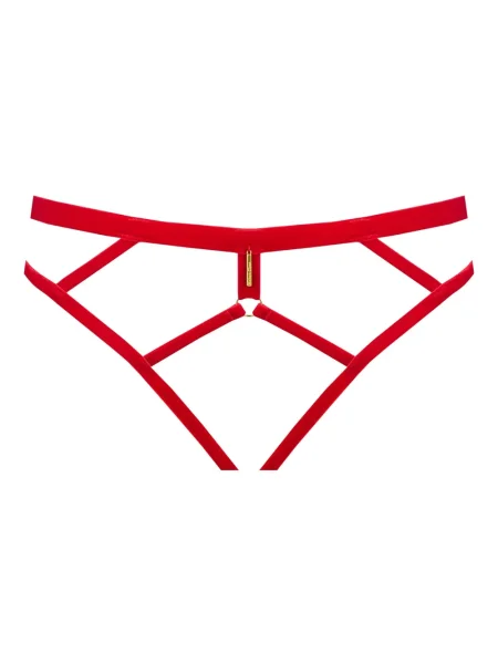 Chiloți Maison Close de catifea roșu