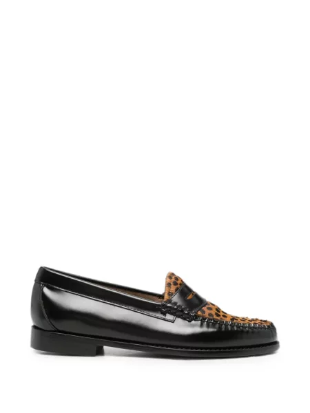 Pantofi loafer G.h.bass cu imagine cu model leopard negru