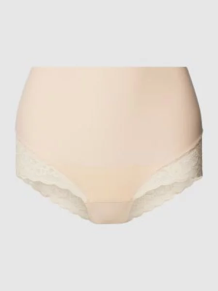 Figi modelujące z obszyciem koronką Magic Bodyfashion beżowe