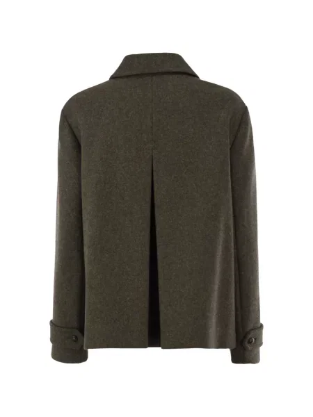 Geacă Weekend Max Mara de lână evazată verde