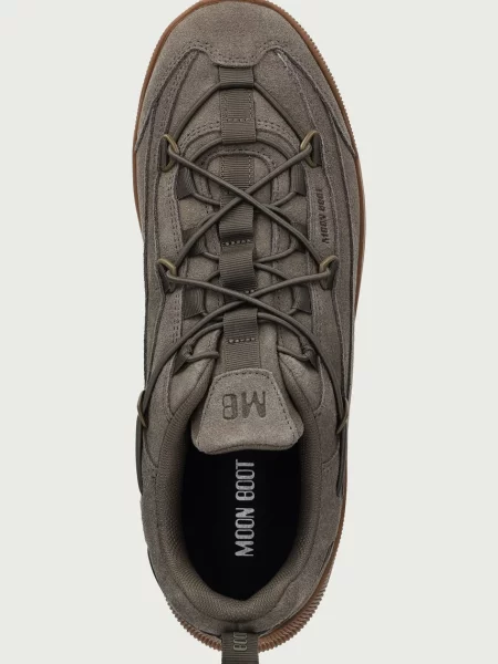 Moon Boot MB MOONLIGHT SUEDE sportcipő férfi velúr zöld