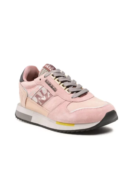 Buty do biegania Napapijri zamszowe do biegania różowe