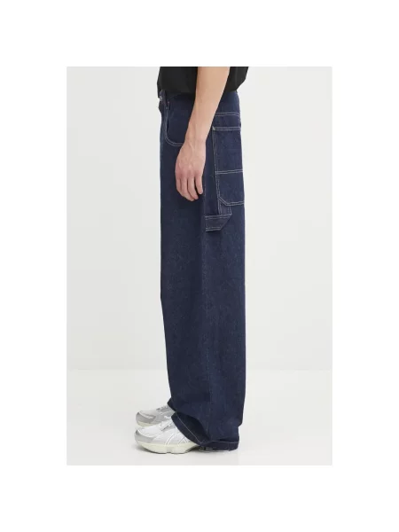 VETEMENTS jeansy Hip-Hop niebieskie