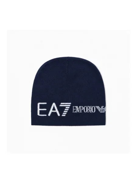 Pălărie Emporio Armani Ea7 albastru