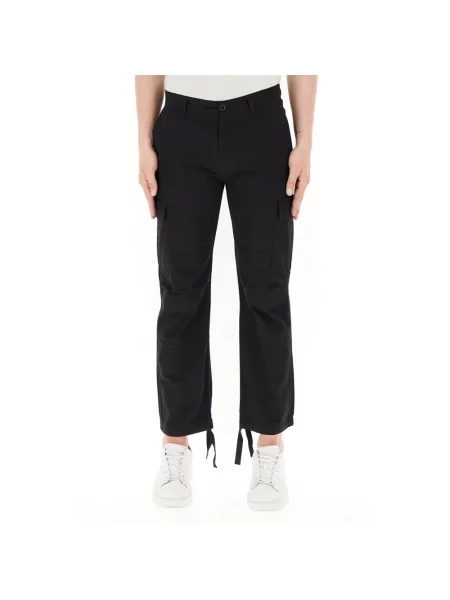 Spodnie cargo Armani Exchange czarne