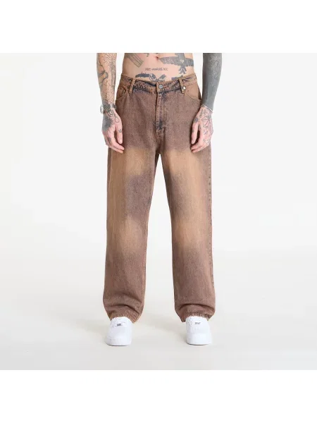 Džíny Daily Paper Washed Shield Amba Jeans Denim L