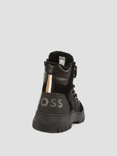 Детские ботинки Boss черные